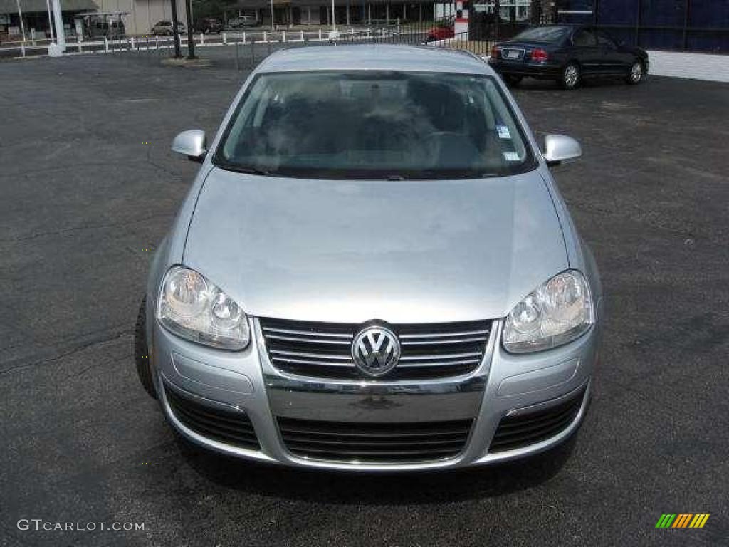 2008 Jetta S Sedan - Reflex Silver Metallic / Anthracite Black photo #5