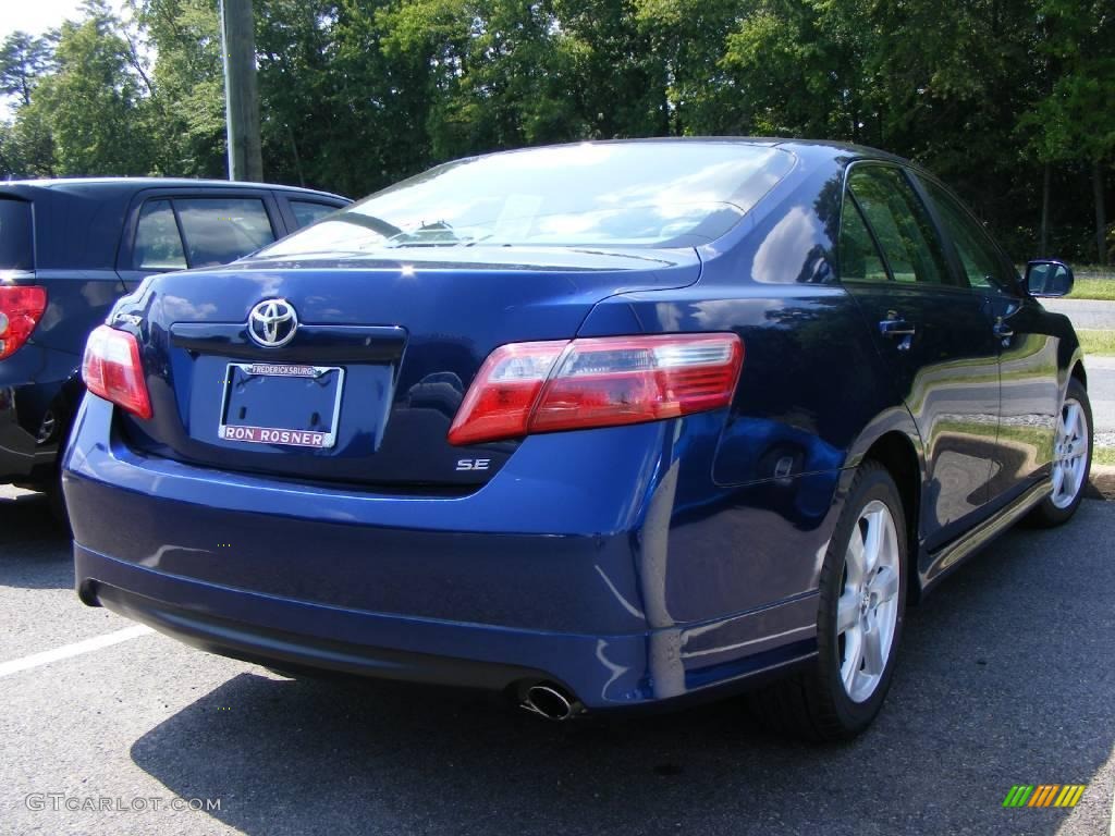 2007 Camry SE - Blue Ribbon Metallic / Dark Charcoal photo #3