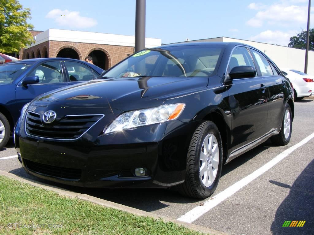 2007 Camry XLE - Black / Bisque photo #1