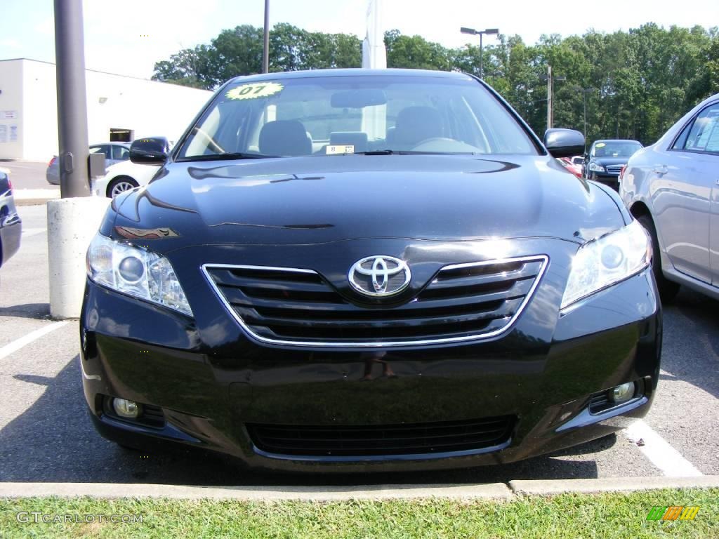 2007 Camry XLE - Black / Bisque photo #5