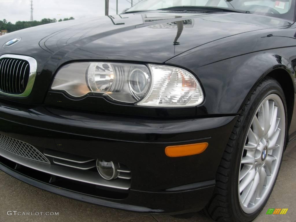 2003 3 Series 330i Coupe - Jet Black / Natural Brown photo #7