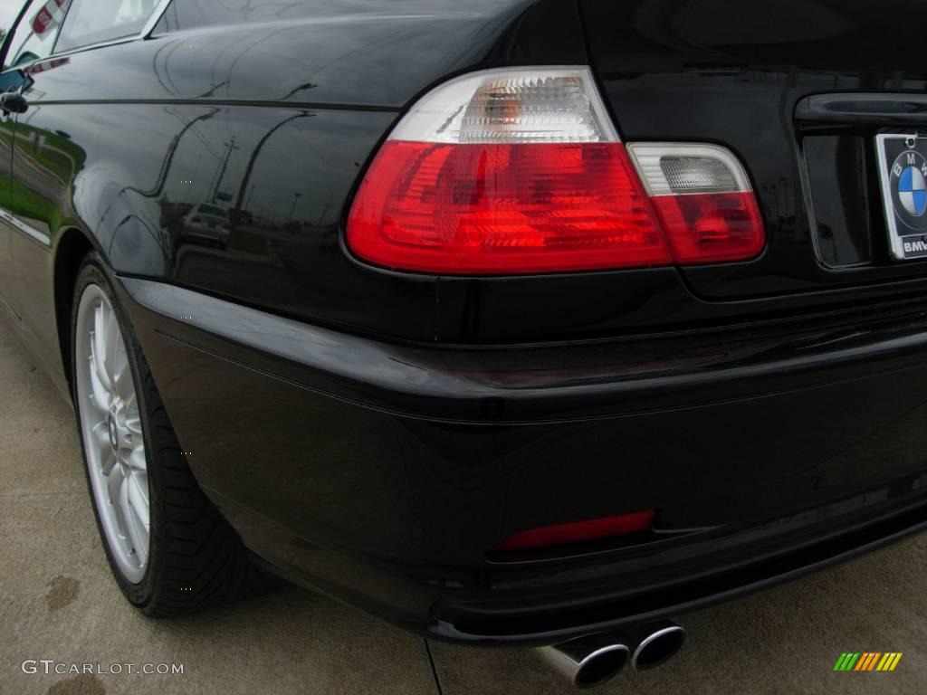 2003 3 Series 330i Coupe - Jet Black / Natural Brown photo #9