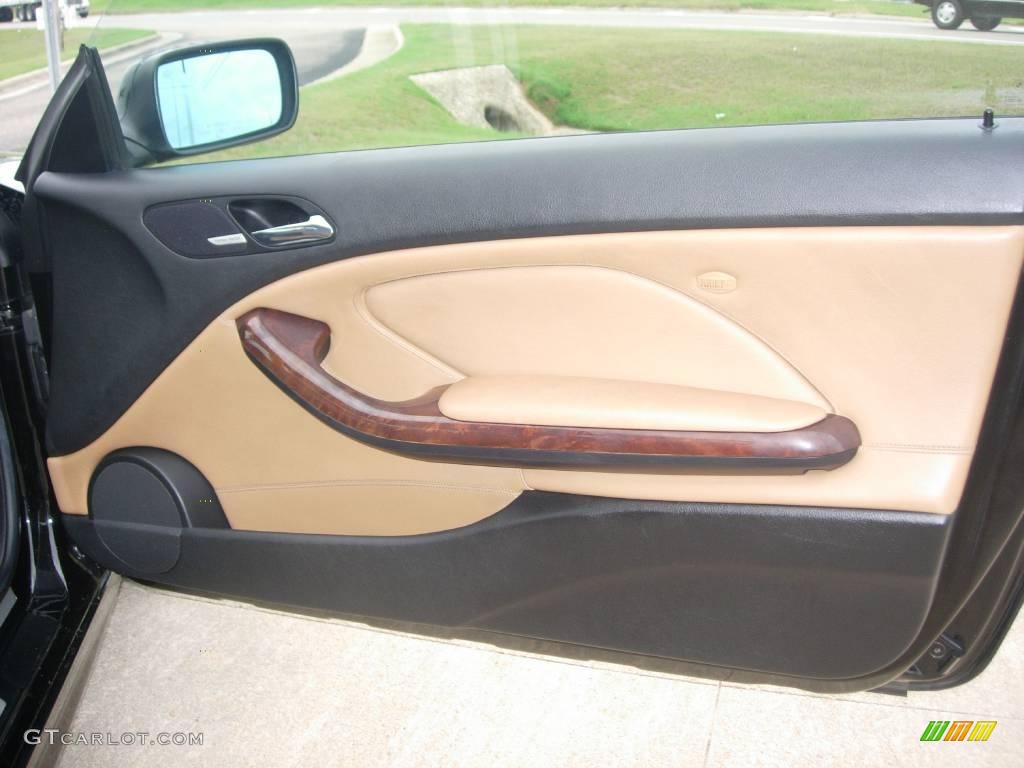 2003 3 Series 330i Coupe - Jet Black / Natural Brown photo #17
