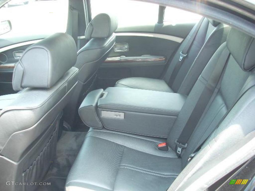 2007 7 Series 750i Sedan - Jet Black / Black photo #7