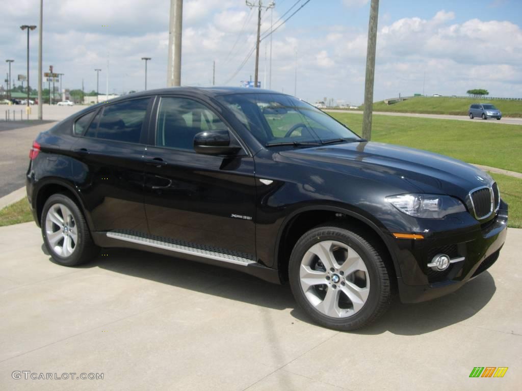 2009 X6 xDrive35i - Jet Black / Black Nevada Leather photo #2