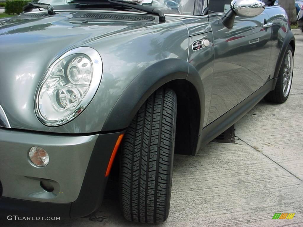 2005 Cooper S Convertible - Dark Silver Metallic / Panther Black photo #23