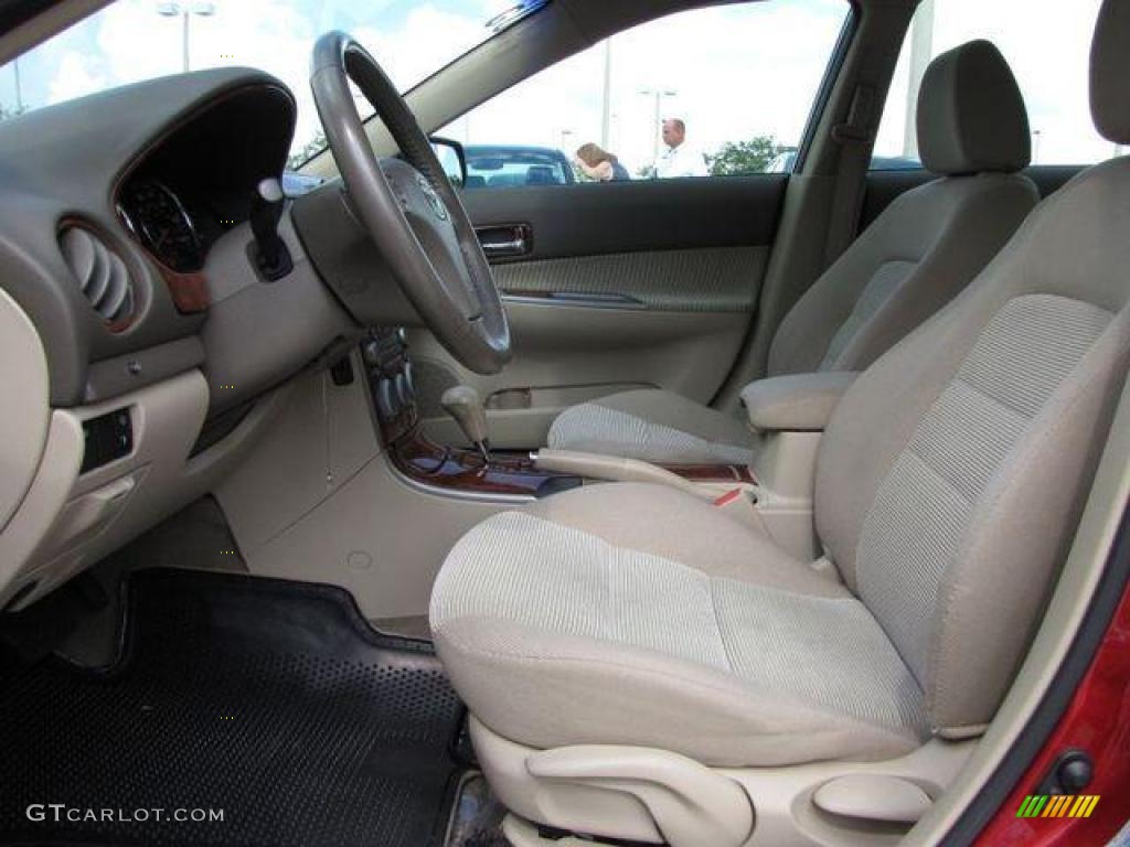 2004 MAZDA6 s Sport Wagon - Redfire Metallic / Beige photo #10