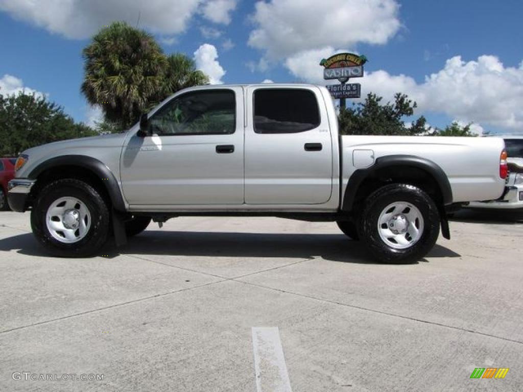 2004 Tacoma V6 PreRunner Double Cab - Lunar Mist Metallic / Charcoal photo #8