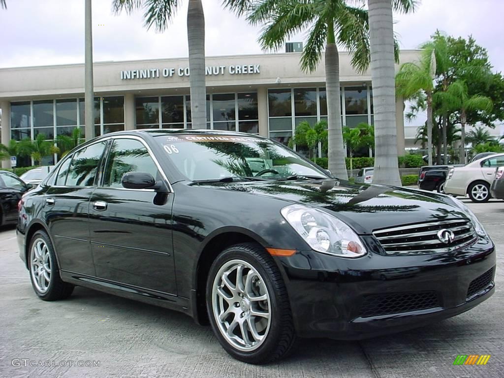 2006 G 35 Sedan - Black Obsidian / Graphite photo #1