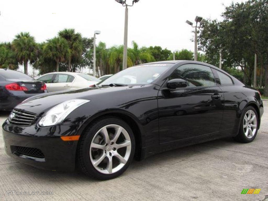 Black Obsidian 2007 Infiniti G 35 Coupe Exterior Photo #16829206