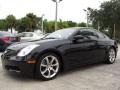 Black Obsidian 2007 Infiniti G 35 Coupe Exterior