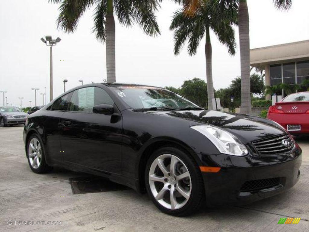 Black Obsidian 2007 Infiniti G 35 Coupe Exterior Photo #16829214