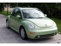 2001 Cyber Green Metallic Volkswagen New Beetle GLS Coupe  photo #15