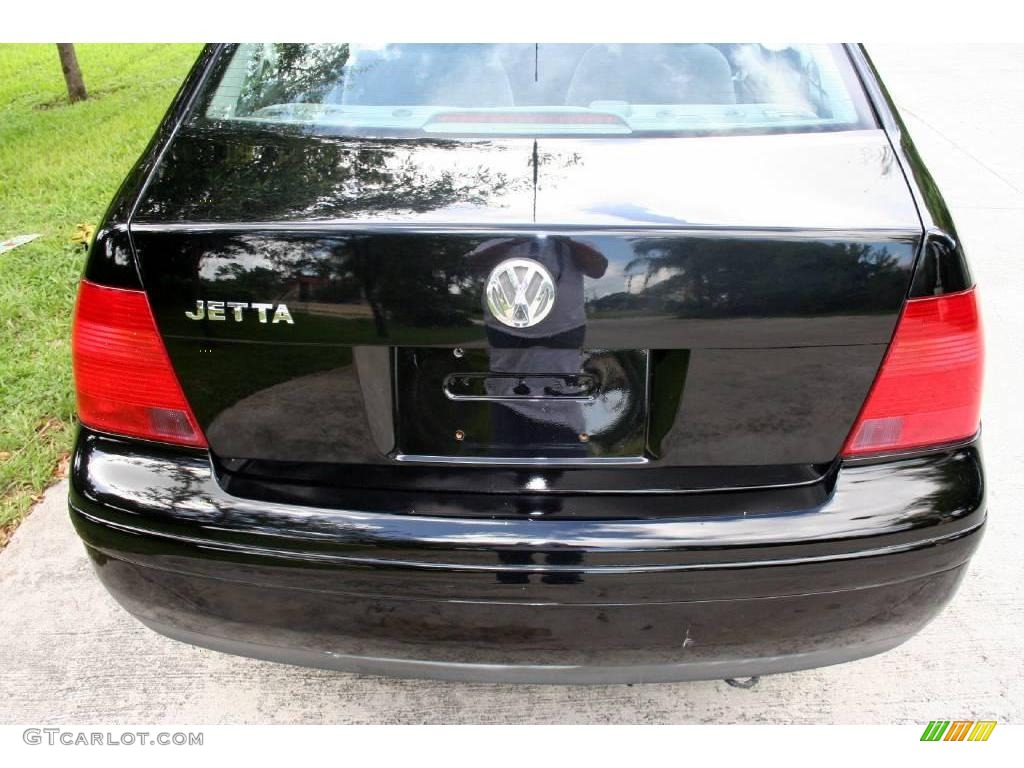 2002 Jetta GLS Sedan - Black / Grey photo #14