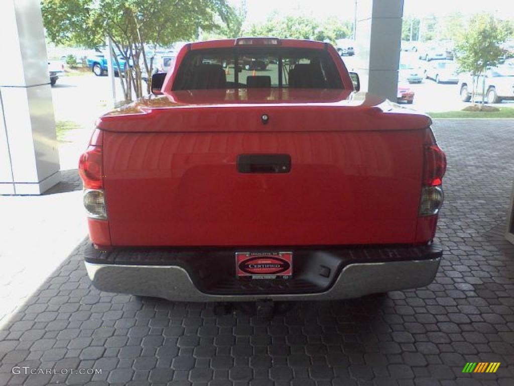 2008 Tundra SR5 TRD Double Cab - Radiant Red / Graphite Gray photo #5