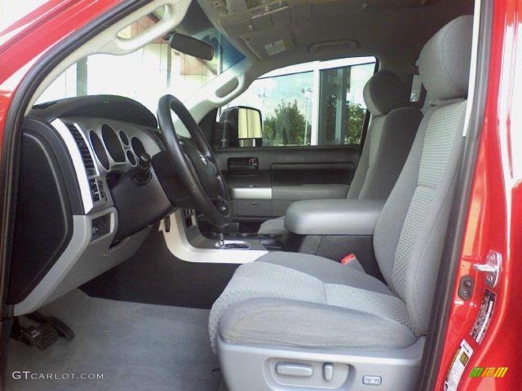 2008 Tundra SR5 TRD Double Cab - Radiant Red / Graphite Gray photo #6
