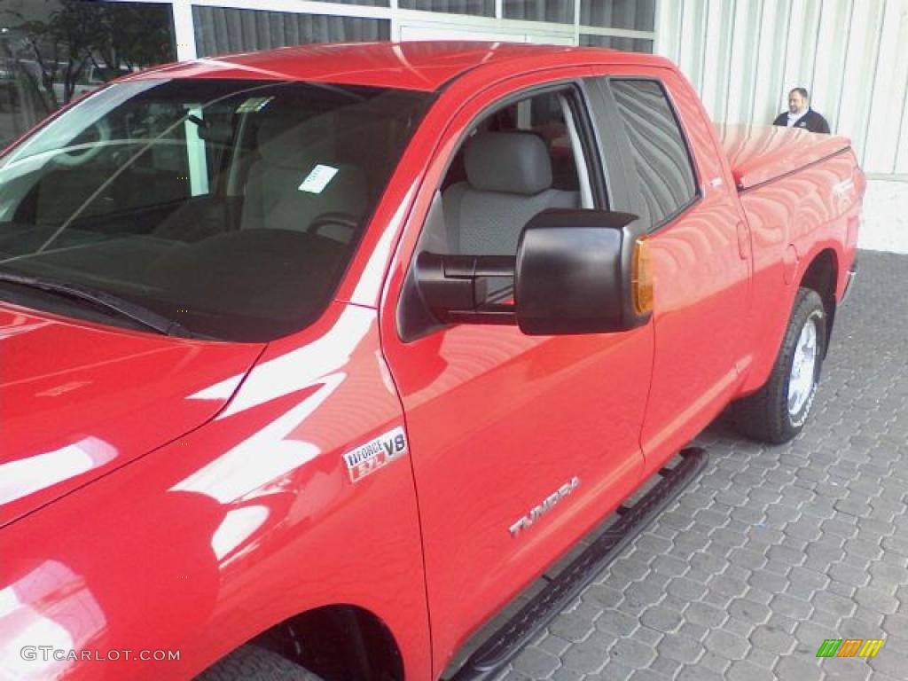 2008 Tundra SR5 TRD Double Cab - Radiant Red / Graphite Gray photo #21