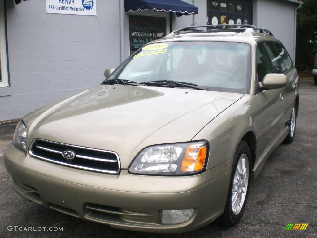 2000 Legacy GT Wagon - Titanium Beige Pearl / Gray photo #1