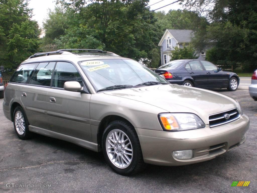 2000 Legacy GT Wagon - Titanium Beige Pearl / Gray photo #11