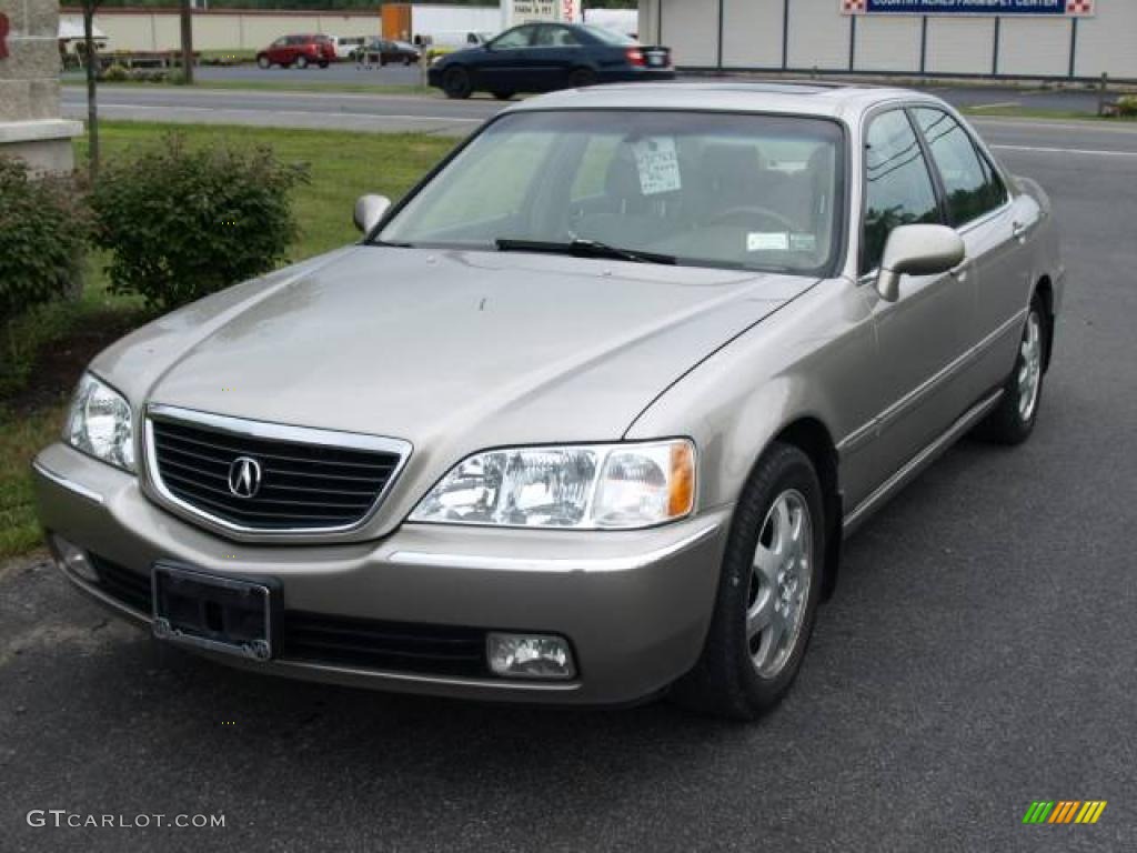 2002 RL 3.5 Sedan - Shoreline Mist Metallic / Parchment photo #2