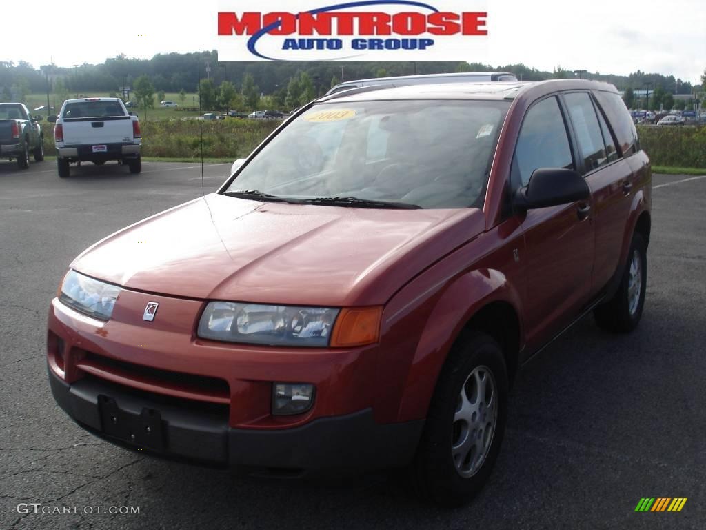 2003 VUE V6 AWD - Orange / Gray photo #21