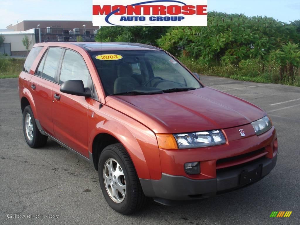 2003 VUE V6 AWD - Orange / Gray photo #23