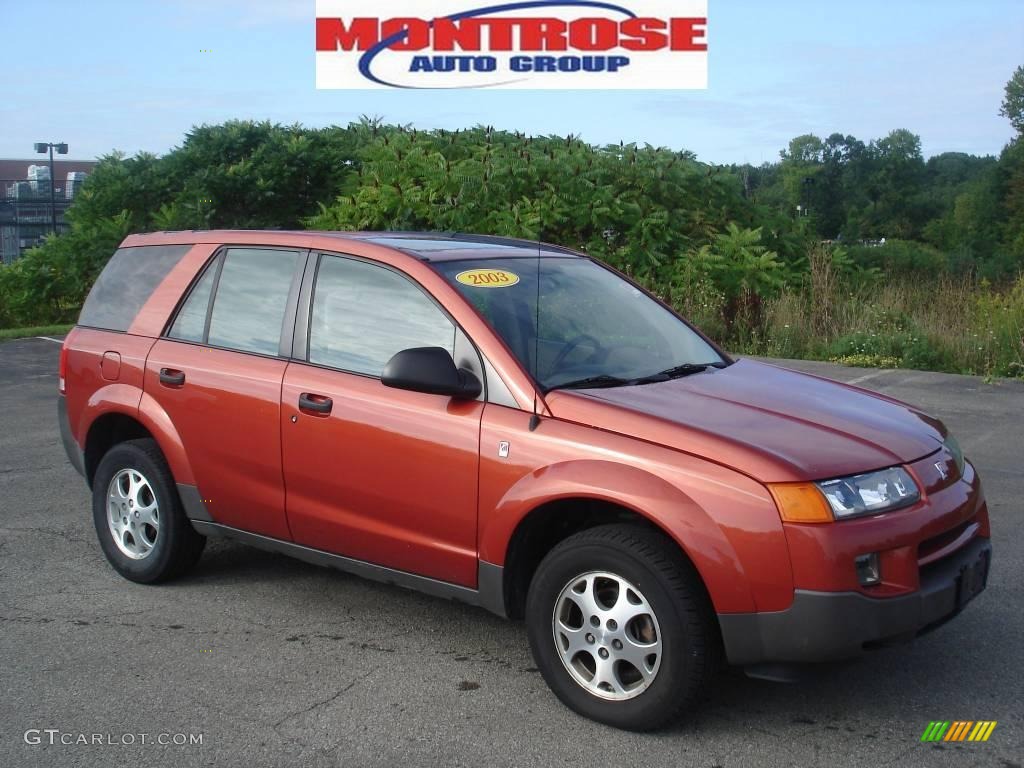 2003 VUE V6 AWD - Orange / Gray photo #24