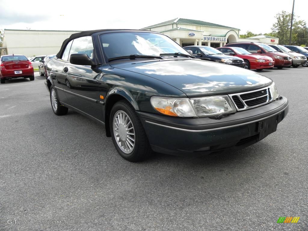1995 900 SE V6 Convertible - Scarabe Green Metallic / Taupe photo #1