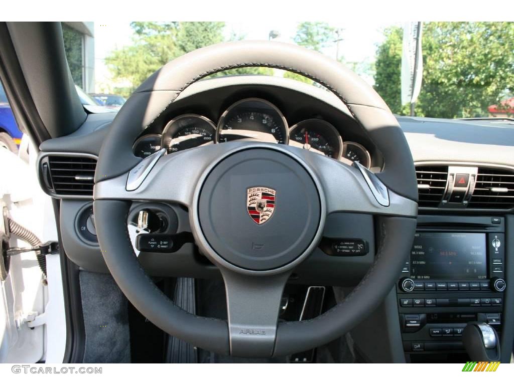 2009 911 Carrera Coupe - Carrara White / Stone Grey photo #14