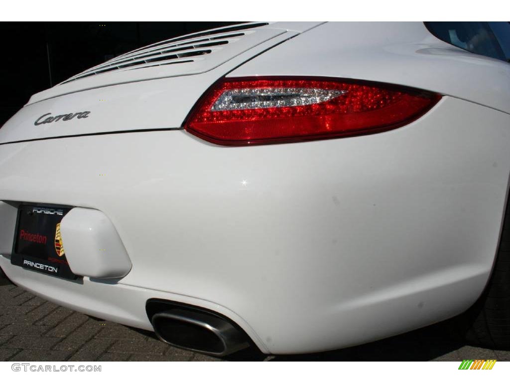 2009 911 Carrera Coupe - Carrara White / Stone Grey photo #22
