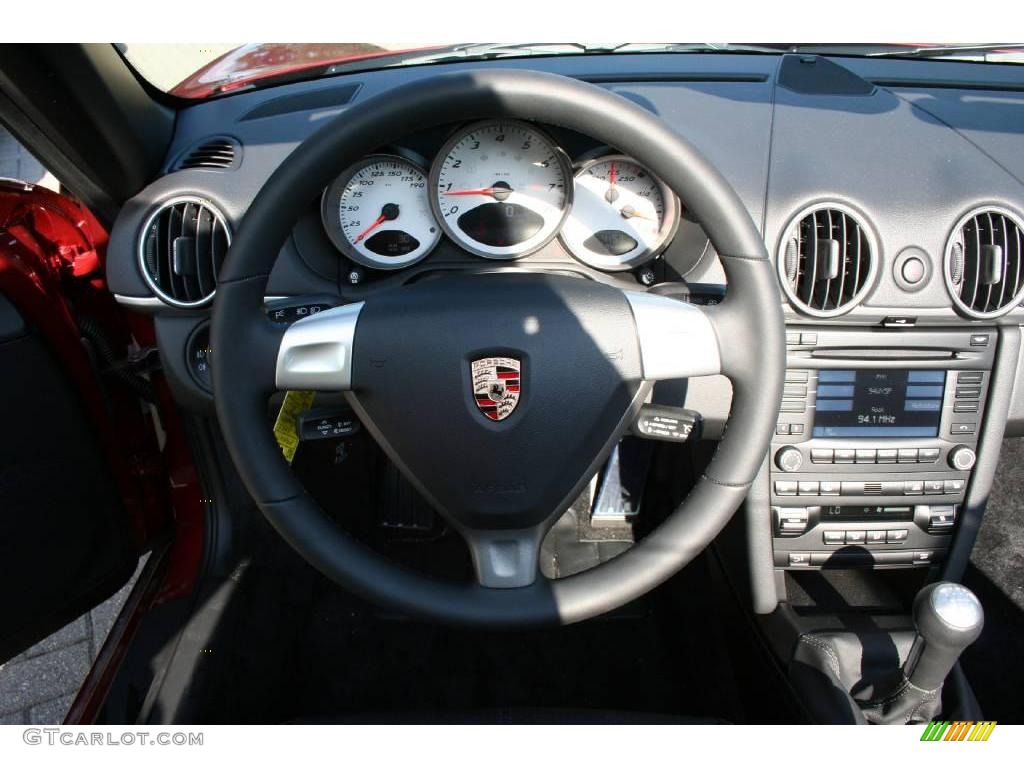 2009 Boxster S - Ruby Red Metallic / Black photo #14