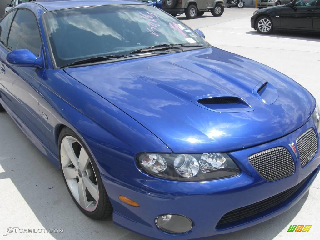 2006 Impulse Blue Metallic Pontiac Gto Coupe 16846013