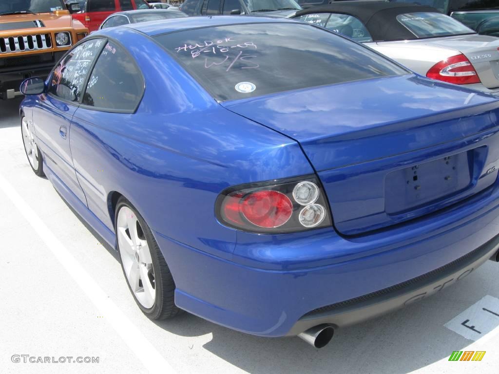 2006 GTO Coupe - Impulse Blue Metallic / Blue photo #4