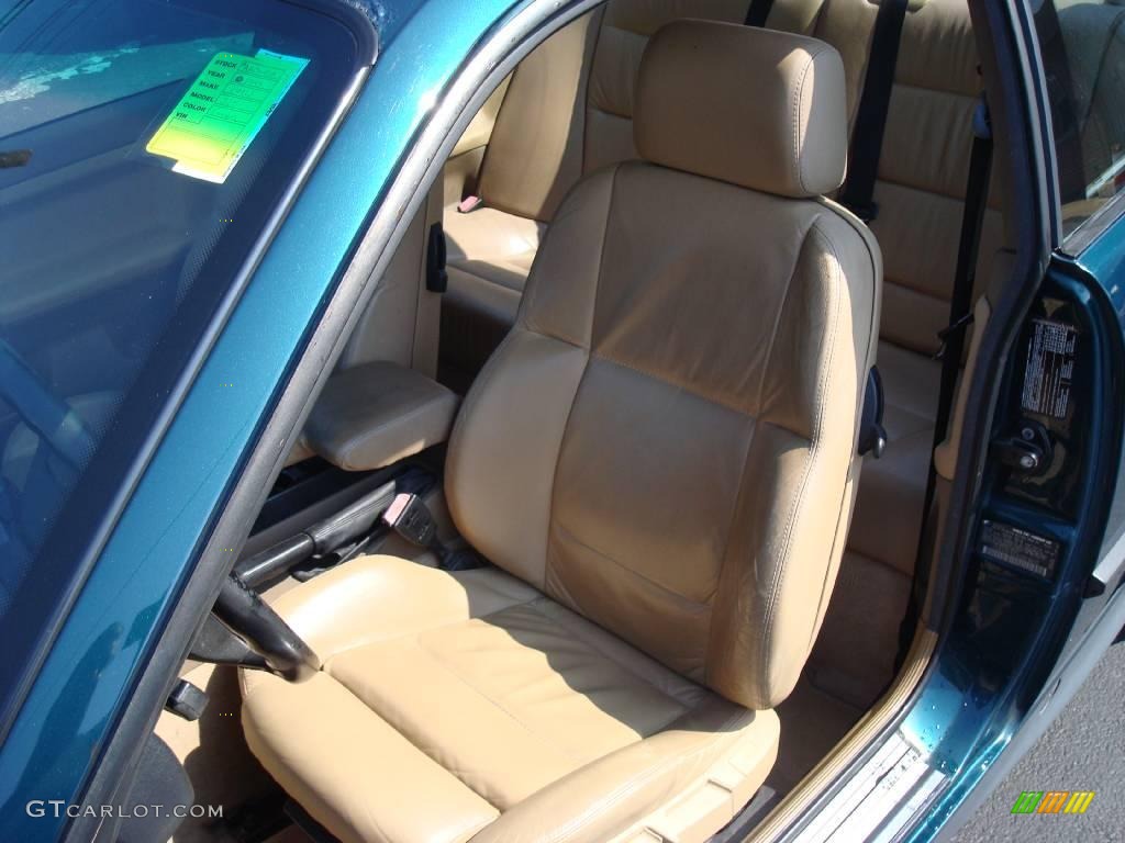 1995 3 Series 325is Coupe - Green Metallic / Beige photo #14