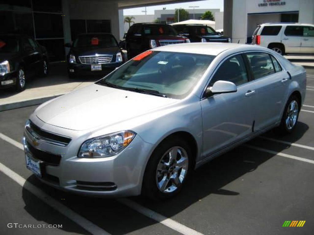 2010 Malibu LT Sedan - Silver Ice Metallic / Ebony photo #8