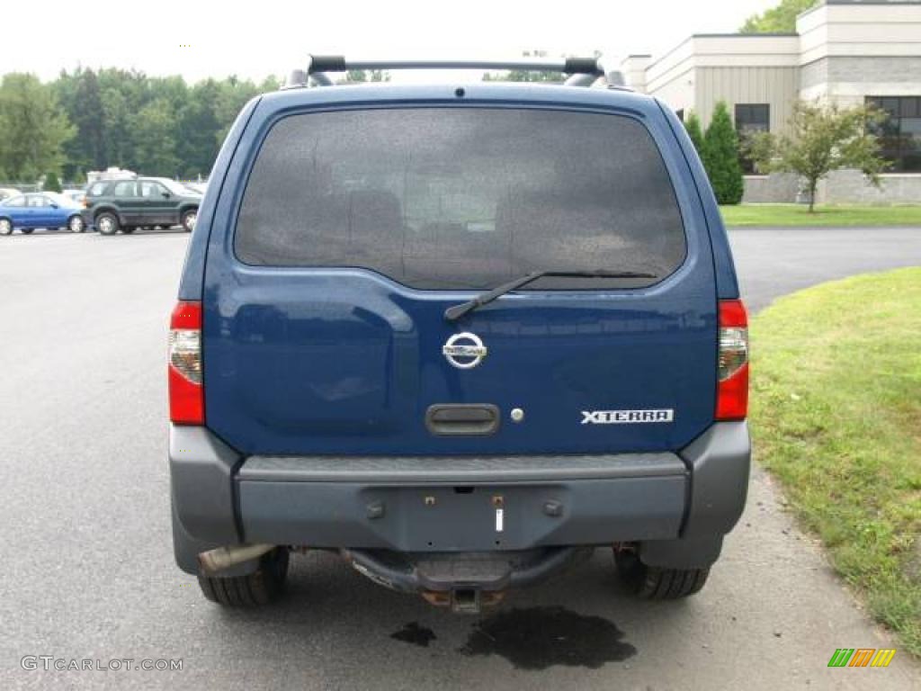 2002 Xterra XE V6 4x4 - Just Blue Metallic / Gray Celadon photo #5