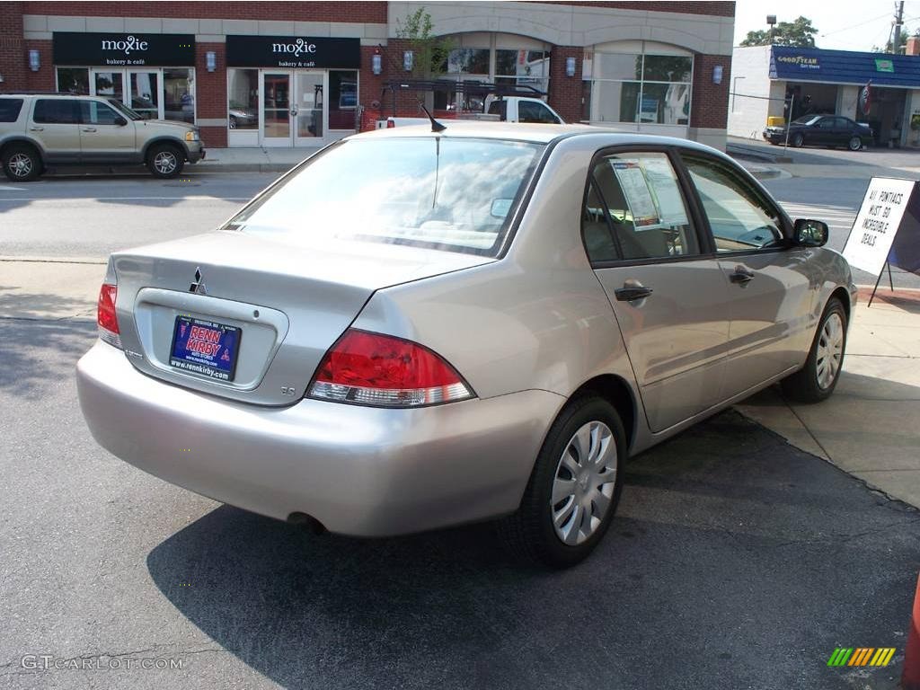 2007 Lancer ES - Warm Sand Metallic / Tan photo #6