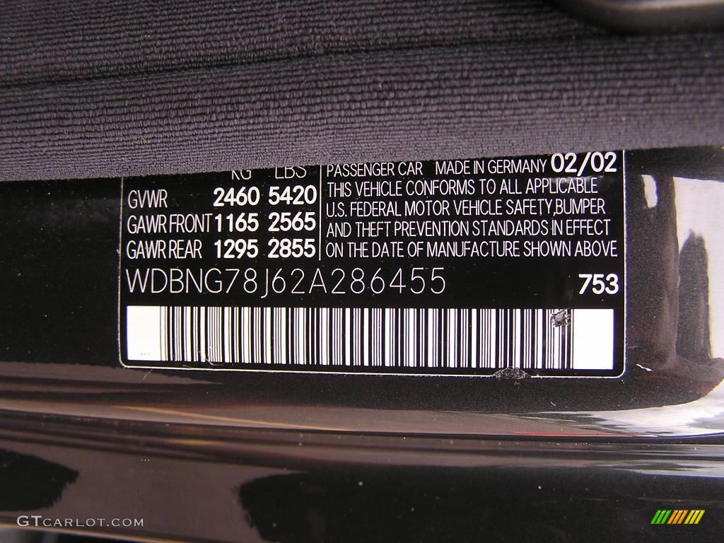 2002 S 600 Sedan - Tectite Grey Metallic / Charcoal photo #21