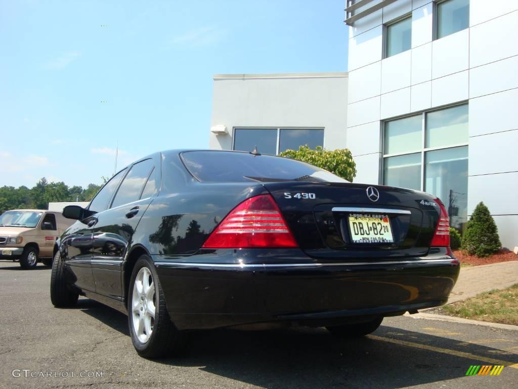 2004 S 430 4Matic Sedan - Black / Charcoal photo #7