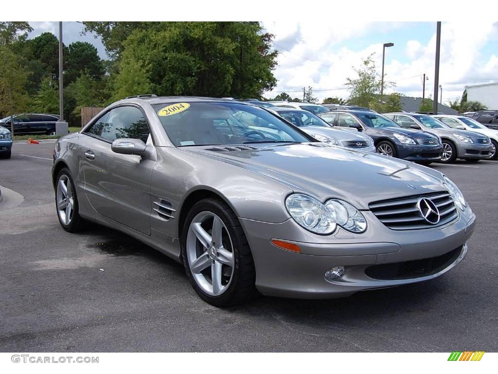 2004 SL 500 Roadster - Pewter Silver Metallic / Ash photo #1