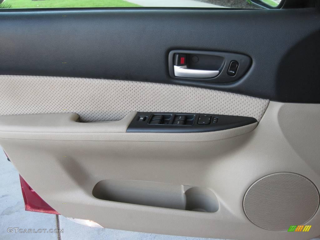 2006 MAZDA6 i Sedan - Redfire Metallic / Beige photo #20