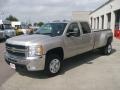 2008 Silver Birch Metallic Chevrolet Silverado 3500HD LT Crew Cab 4x4 Dually  photo #3