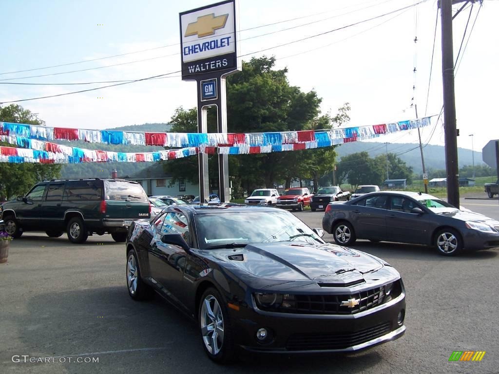 2010 Camaro SS/RS Coupe - Black / Black photo #2