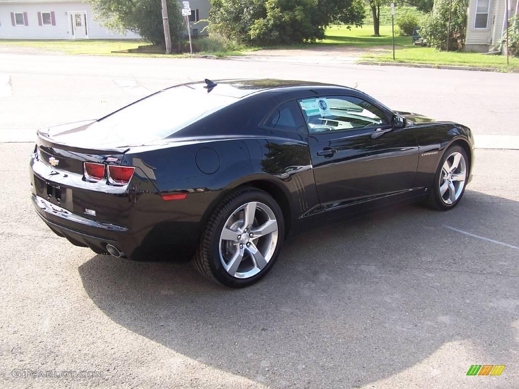 2010 Camaro SS/RS Coupe - Black / Black photo #4