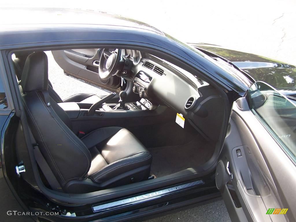 2010 Camaro SS/RS Coupe - Black / Black photo #17