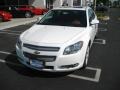 White Diamond Tricoat - Malibu LTZ Sedan Photo No. 6