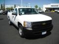 2009 Summit White Chevrolet Silverado 1500 Regular Cab  photo #1