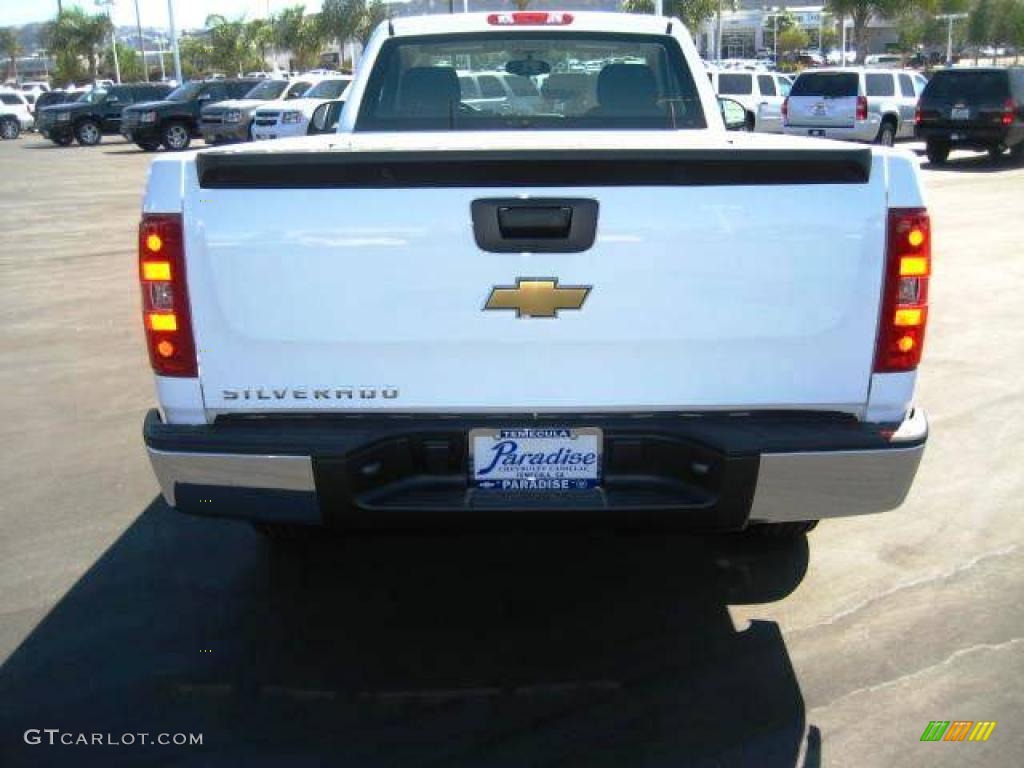 2009 Silverado 1500 Regular Cab - Summit White / Dark Titanium photo #9