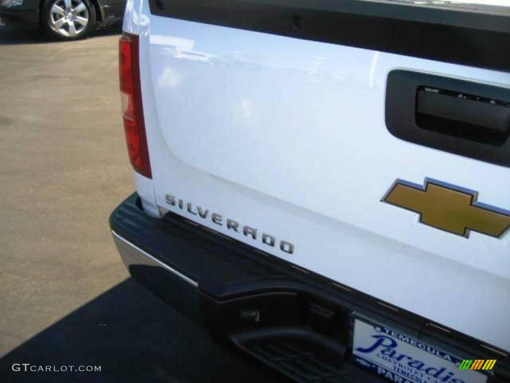 2009 Silverado 1500 Regular Cab - Summit White / Dark Titanium photo #11