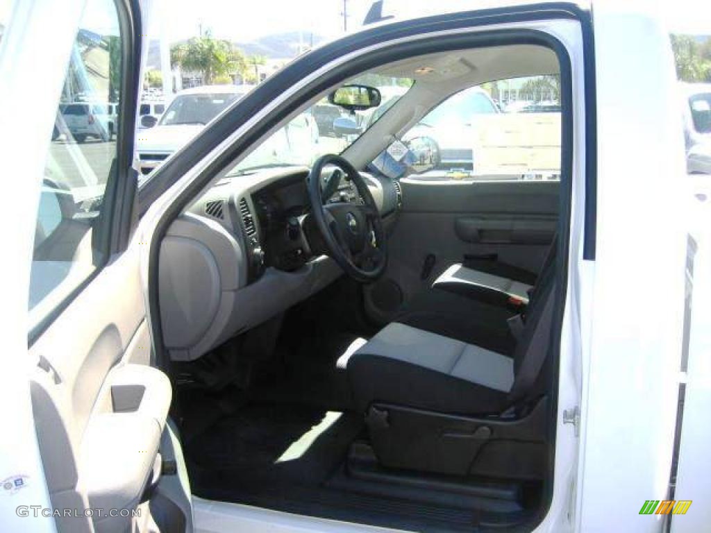 2009 Silverado 1500 Regular Cab - Summit White / Dark Titanium photo #13